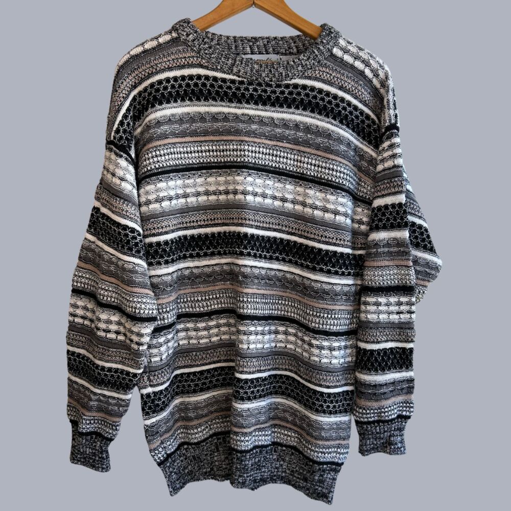 Vintage 90s Zeppelin “Coogi” Style Sweater